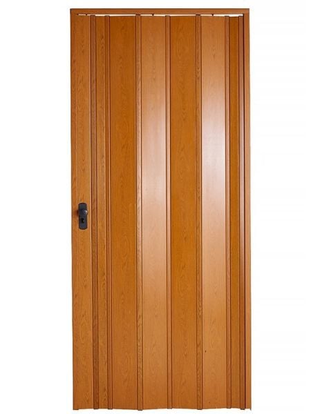 Sarpaş Katlanır Akordeon Akordiyon Pvc Kapı - Camsız Meşe  Desenli 12 mm