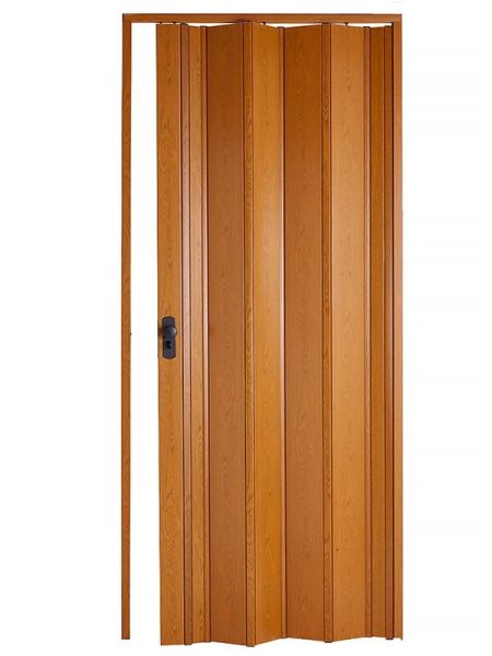 Sarpaş Katlanır Akordeon Akordiyon Pvc Kapı - Camsız Meşe  Desenli 12 mm
