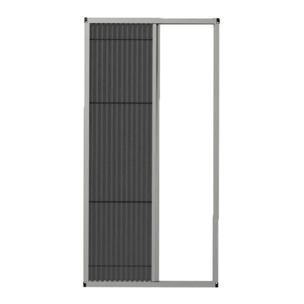 Sarpaş  Plise Pileli Yatay & Dikey Sineklik Pencere Antrasit Katlanır Akordiyon Akordeon Sürme 61 - 80 - 121-140