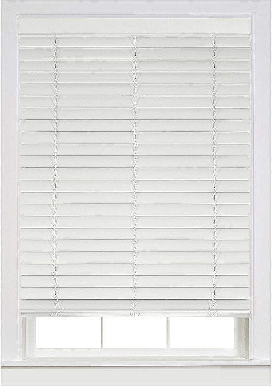 Sarpaş Beyaz 50 mm Doğal Ahşap Jaluzi Perde 126X150 - 126X150