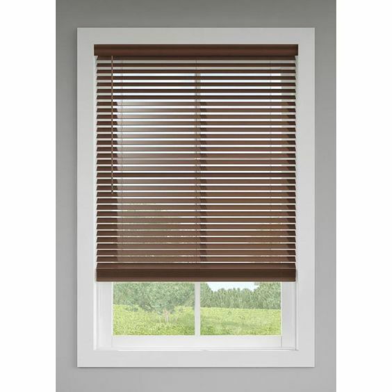 Sarpaş Ceviz 50 mm Doğal Ahşap Jaluzi Perde 101X125 - 201X250
