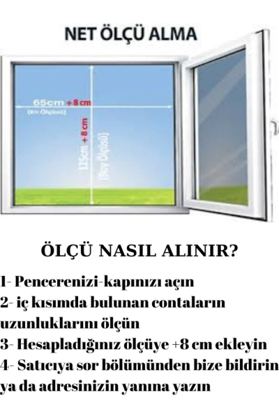 Sarpaş Plise Yatay & Dikey Sineklik Pencere Beyaz Katlanır Akordiyon Akordeon 61 - 70 - 101 - 110