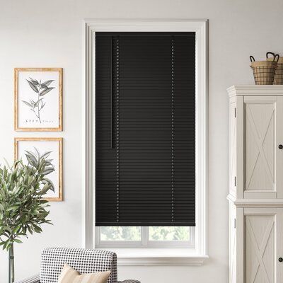 Sarpaş Siyah 25 mm Alüminyum Jaluzi Perde 51X75 - 151X200