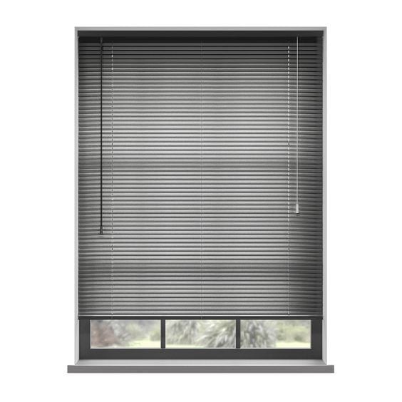 Sarpaş Antrasit 25 mm Alüminyum Jaluzi Perde 51X75 - 126X150