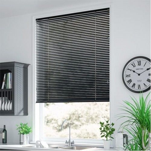 Sarpaş Antrasit 25 mm Alüminyum Jaluzi Perde 0X50 - 201X250