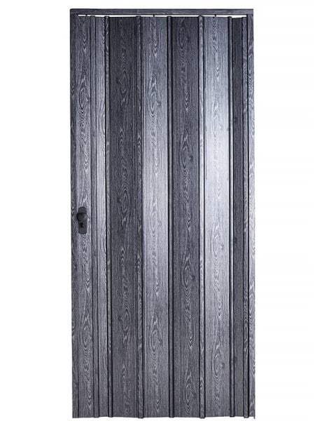 Sarpaş Katlanır Akordeon Akordiyon Pvc Kapı - Camsız Karaağaç  Desenli 12 mm