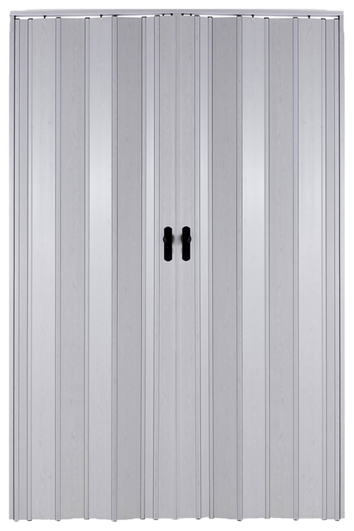 Sarpaş Akordiyon Kapı Akçaağaç Camsız 12 mm Desenli Çift Açılım Katlanır Akordeon Pvc