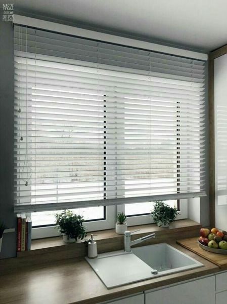 Sarpaş Beyaz 25 mm Alüminyum Jaluzi Perde 51X75 - 151X200