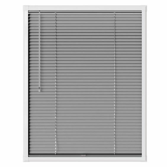 Sarpaş Gri 25 mm Alümiyum Jaluzi Perde 51X75 - 101X125