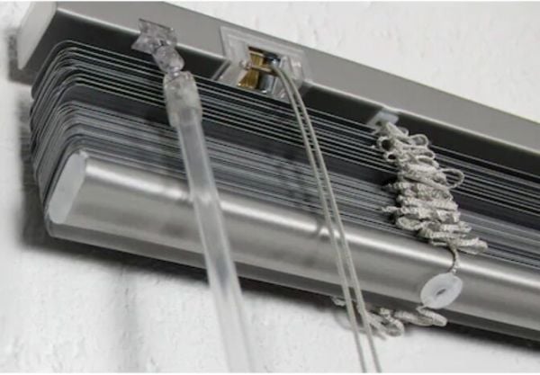 Sarpaş Gri 25 mm Alümiyum Jaluzi Perde 51X75 - 101X125