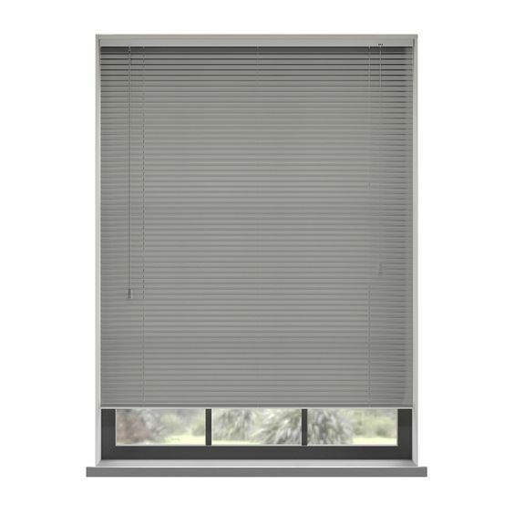Sarpaş Gri 25 mm Alümiyum Jaluzi Perde 0X50 - 151X200