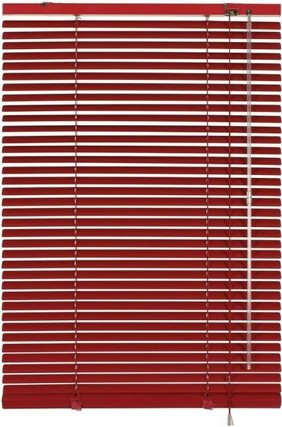 Sarpaş Kırmızı 25 mm Alüminyum Jaluzi Perde 126X150 - 201X250