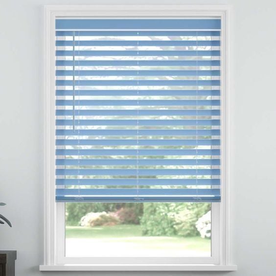Sarpaş Mavi 25 mm Alüminyum Jaluzi Perde 51X75 - 151X200