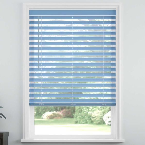 Sarpaş Mavi 25 mm Alüminyum Jaluzi Perde 126X150 - 201X250